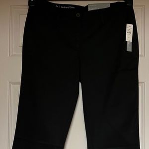 NWT 4P Talbots Indigo (Navy) Blue Girlfriend Chino with Cuffs